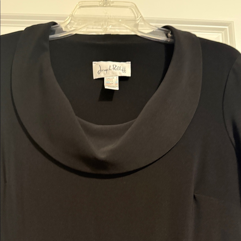 Joseph Ribkoff Black Tiered Long Sleeve Dress - Picture 6 of 7